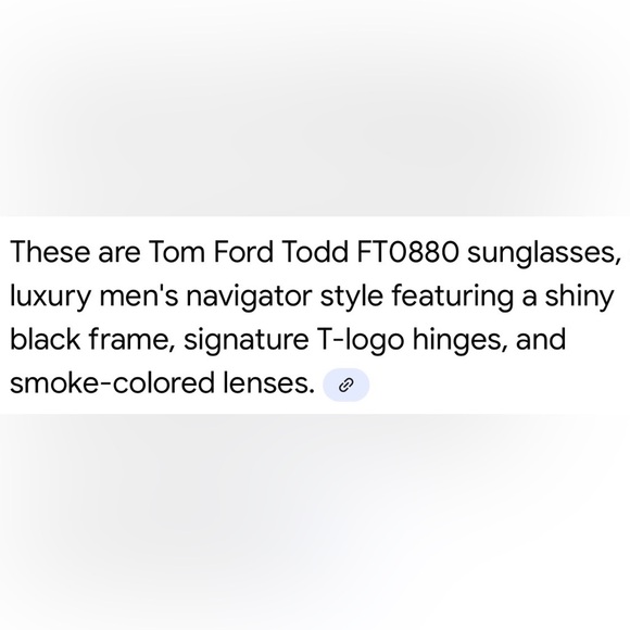 NWT Tom Ford Black Sunglasses - Picture 6 of 6